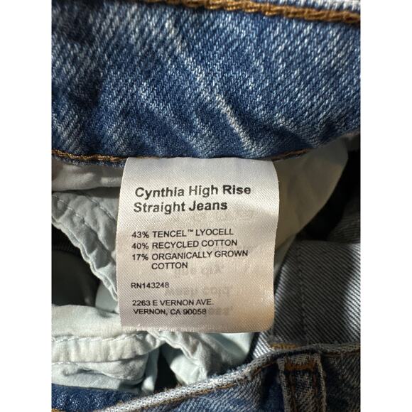 Reformation Blue Straight Leg Jeans - Picture 9 of 12